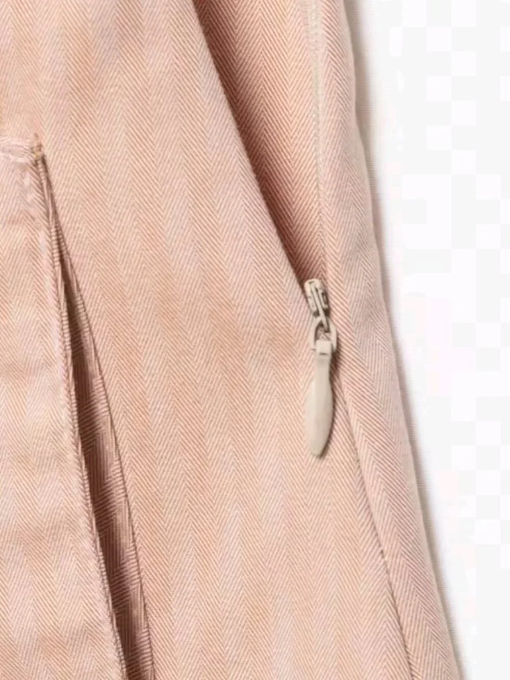 Women Elegant Pink Stripe Mini Skirt High Waist Bow Pocket Short Skirt Woman